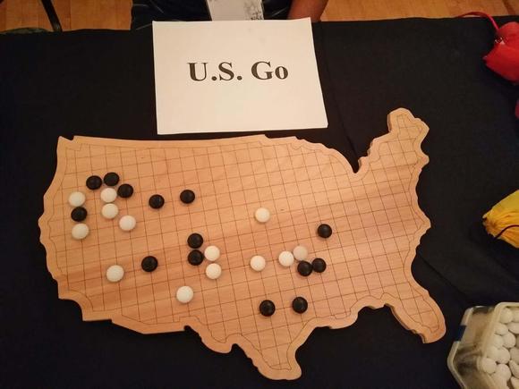 美国地图版异形棋盘围棋